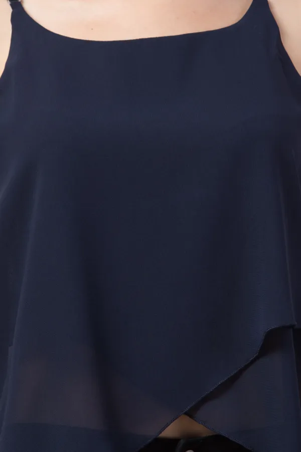 Casual_Sleeveless_Solid_Women_Dark_Blue_Top